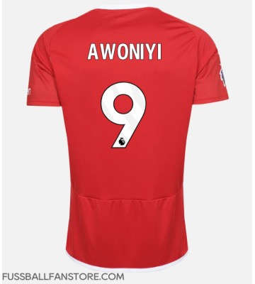 Nottingham Forest Taiwo Awoniyi #9 Replik Heimtrikot 2023-24 Kurzarm